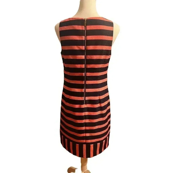 Jessica Howard sleeveless striped dress pink and navy size 6 - Picture 3 of 6